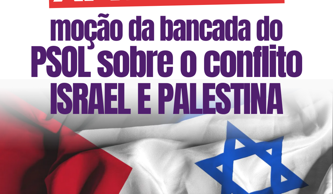 Aprovada moção da bancada do PSOL sobre o conflito Israel e Palestina